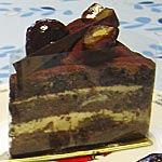 渋皮マロンのチョコレートケーキ